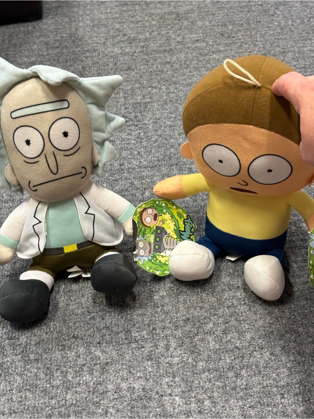 Rick and Morty Plush Duo
